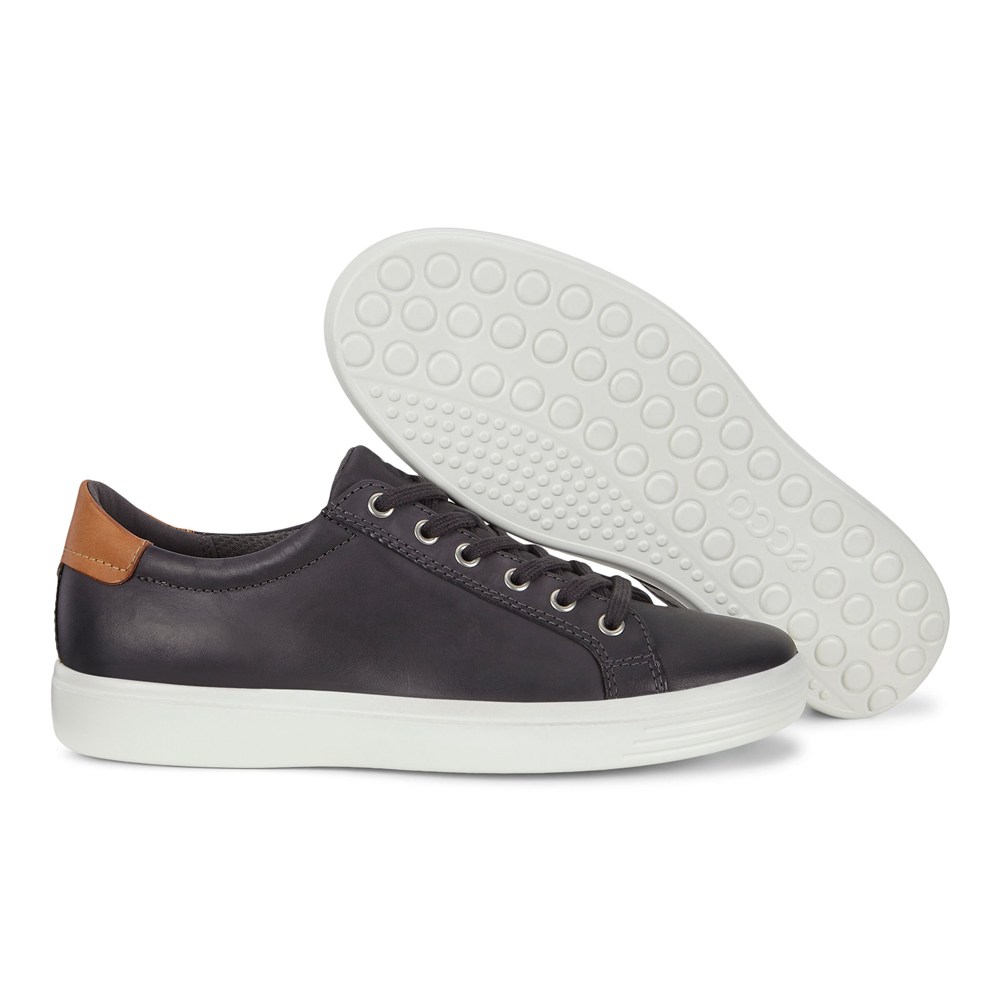 Tenis Hombre - ECCO Soft Classic - Grises Oscuro - YRM804261